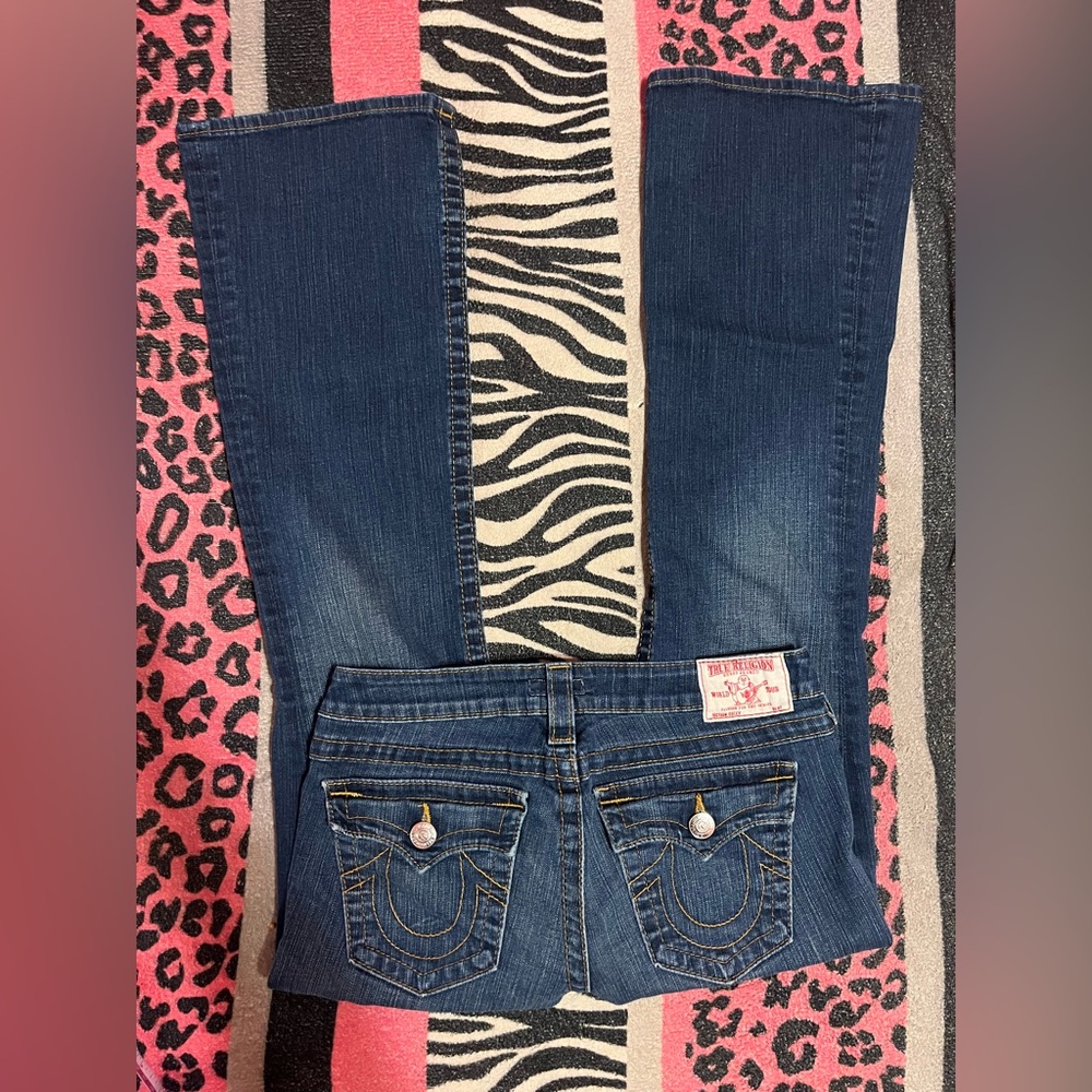 True Religion low rise bootcut jeans